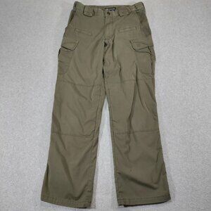 5.11 Tactical Stryke Pant Mens 28x30tag (30x29) Green Ripstop Cargo Paintball